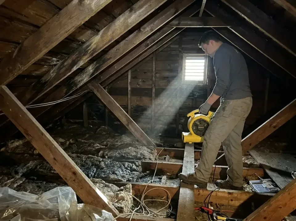 attic-water-damage-drying-proc-007 — frequently asked questions, Emergency Water Extraction & 24/7 Flood Response in New Taz…